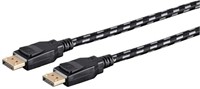 Monoprice Braided DisplayPort 1.4 Cable - 10 Feet