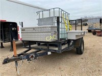 Portable Bumper Pull  Pressure Washer Trailer