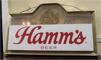 Vintage Hamm's Beer light