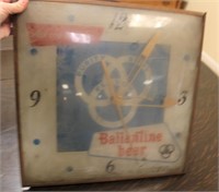 Vintage Ballantine Beer clock