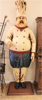 Life size chef statue