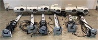 (6) Projectors with Mounts