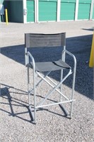 Metal-framed Director's Chair