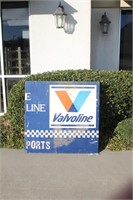 Large Valvoline Metal Sign