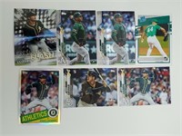 (7) Jesus Luzardo Rookie Baseball Cards