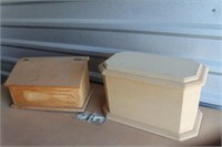 Hinged Wooden Boxes - Unpainted
