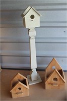Decorative and Unfinished Bird Houses
