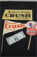 Lot of Vintage Orange Crush Promotional Items