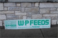 WP Feeds Metal Painted Sign