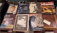 5 magazines 2 news inserts KENNEDY Life Look Post