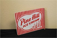 Pine Hill Ice Cream Flange Sign