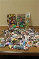 Lot of Collectible Sports Cards, Comic Books & Pez