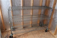 Rolling Subway Style Wire Rack #2
