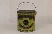 Whyte Packing Co. Stratford, 10lb Lard Tin