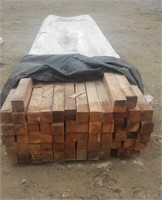 16 ft Redwood  4" x 4"-- 62 pieces