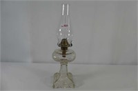 Coal Oil Lamp with Fancy Base