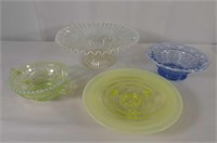 4 Opalescent Dishes