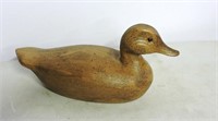 Carved Decoy With Glass Eyes
