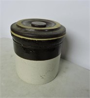 Open Face Crock With Lid