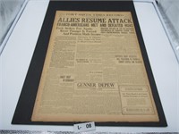 Fort Smith Times Record  1918 Newspaper WWI