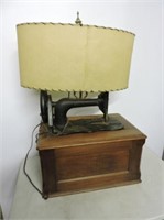 Unusual Singer Sewing Machine Table Lamp