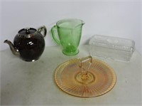 Carnival & Depression Glass, Teapot