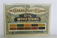 Canada Paint Wood Stains Cardboard Sign