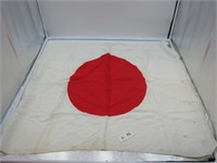 WWII Japanese "Meatball" Rising Sun Silk Flag