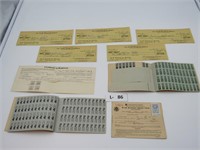 WWII Ration Books & Ration Checks