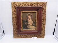 Victorian Framed Mother & Child Print