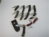 Lot of 11 Pocket Knives