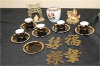 Asian Porcelain Tea Cups & Decor