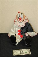 Clown Porcelain Face Figurine #1 With Stand