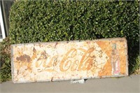 Vintage & Rustic Coca Cola Metal Sign