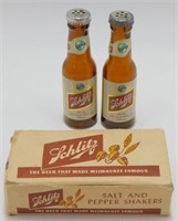Schlitz 1957 Salt & Pepper Shakers in Original