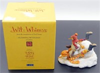 NIB 2004 Lang Co. Wit & Whimsy "Sledding with