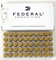 * 50 rounds of 40 S&W, 135 grain Federal