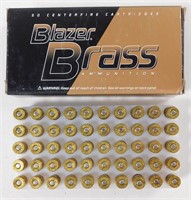 * 50 rounds of 9 mm Luger, 115 grain FMJ Blazer