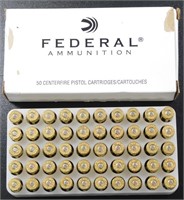 * 50 rounds of 40 S&W 135 grain Federal