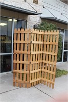3 Way Wooden Sectional Screen