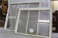 2 Wood Window Frames