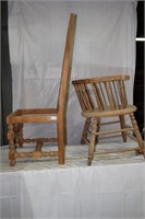 2 - Wood Chairs