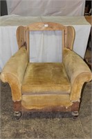 Vintage Wing Back Chair Frame