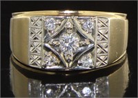 14kt Gold Men's 1/2 ct VS Diamond Ring