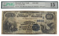 1882 Hornell NY Large National Currency *RARE*