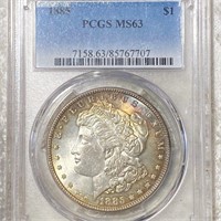 1885 Morgan Silver Dollar PCGS - MS63