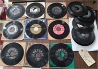 21 old DECCA 45rpm records Andrews Sisters 4 Aces