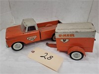 Nylint Toy U-Haul Truck & Trailer