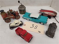(7) Misc Assorted Vintage Toys