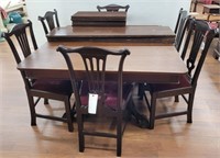 52" x 52" Kitchen Table w/ (4) 12-3/4" Leaves